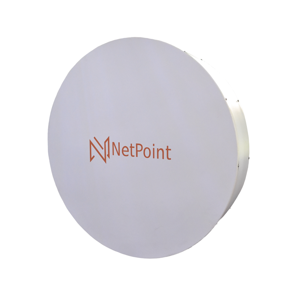 Antena de parabola profunda, blindada, con supresión al ruido de 6 ft, 4.9-6.4 GHz, Ganancia 41 dBi con SLANT de 45 ° y 90 °, ideal para distancias superiores a 100 km, Conectores N-hembra, montaje con alineación milimétrica. - Image 2