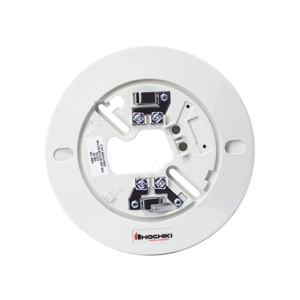 Base Para Detector Convencional Hochiki, Diámetro 6", 2 Hilos, 24 Vcd  (0300-04070 IT), Color Hueso