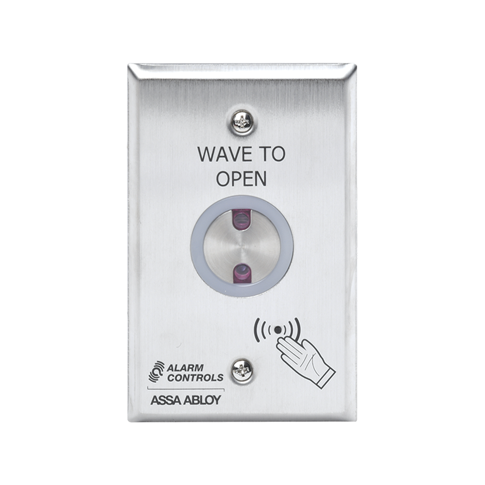 Botón Sin Contacto para Salida NO,NC/ Temporizador/ Placa de Acero Inoxidable/ Intemperie