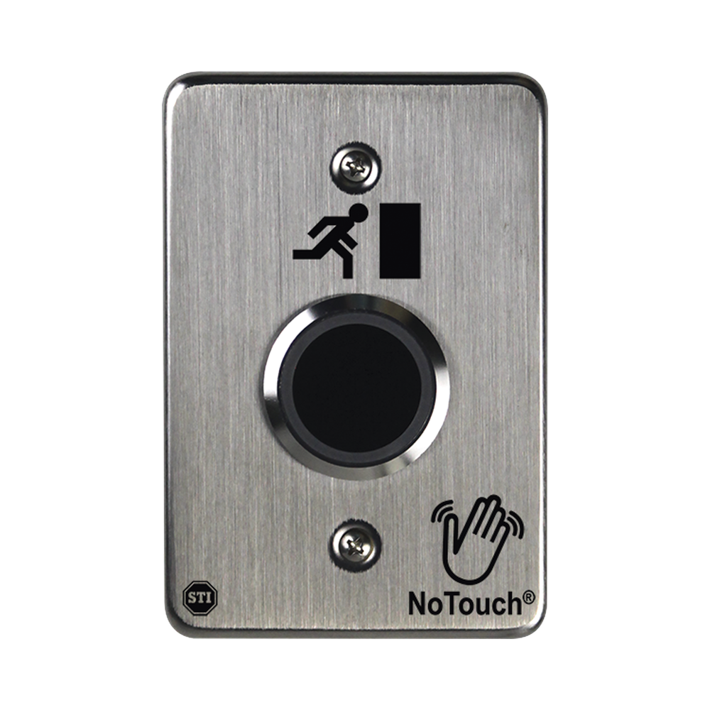 Interruptor IR NoTouch® de Acero Inoxidable, De un solo grupo, Símbolo de puerta - Image 4
