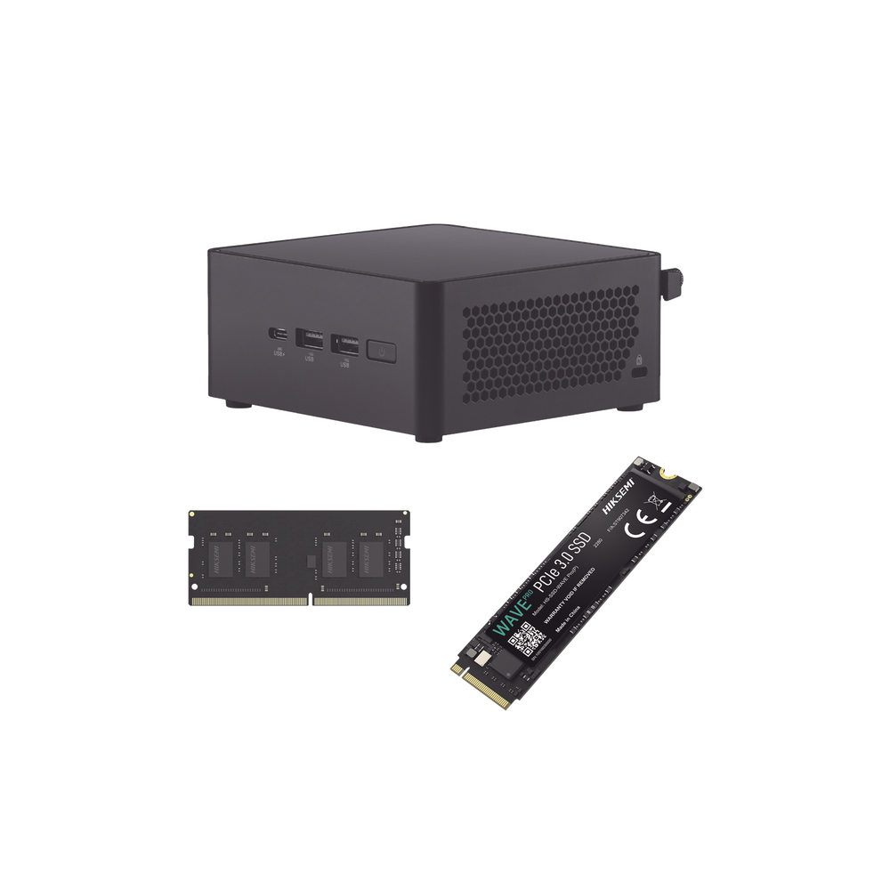 ASUS NUC KIT / ESTACION DE TRABAJO / CORE 3- 100U / RAM 16GB / SSD 256 GB