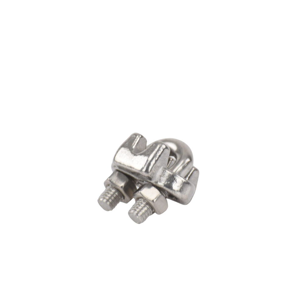 Nudo/ Perro/ Abrazadera Acero Forjado para Cable de 1/8", Acero Inoxidable. - Image 2