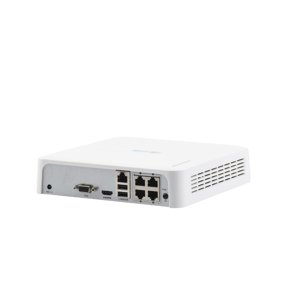 NVR 4 Megapixel (Compatibles con Cámaras AcuSense) / 4 Canales IP / 4 Puertos PoE+ / 1 Bahía de Disco Duro / Salida en Full HD - Image 2