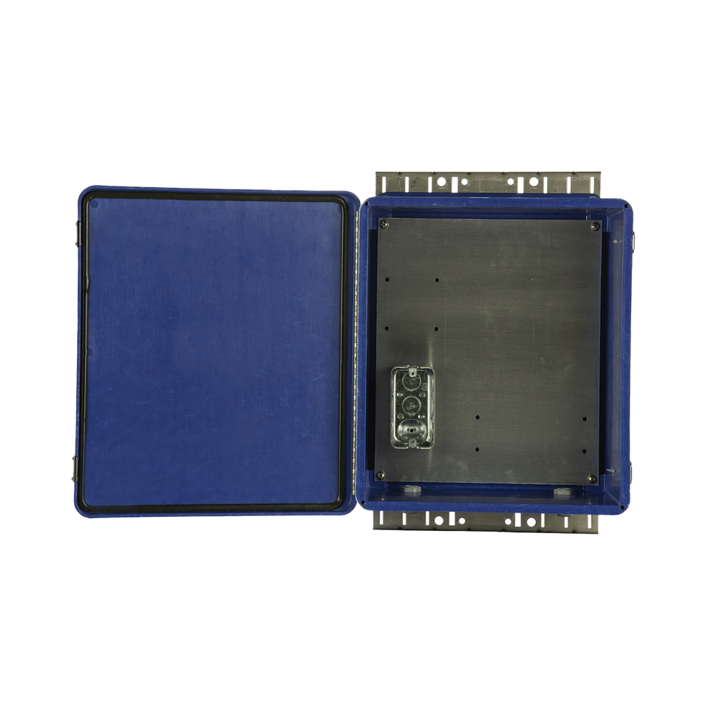 Gabinete de Seguridad para Wireless, NEMA 4X, IP66, de 356 x 305 x 152 mm, Color Azul