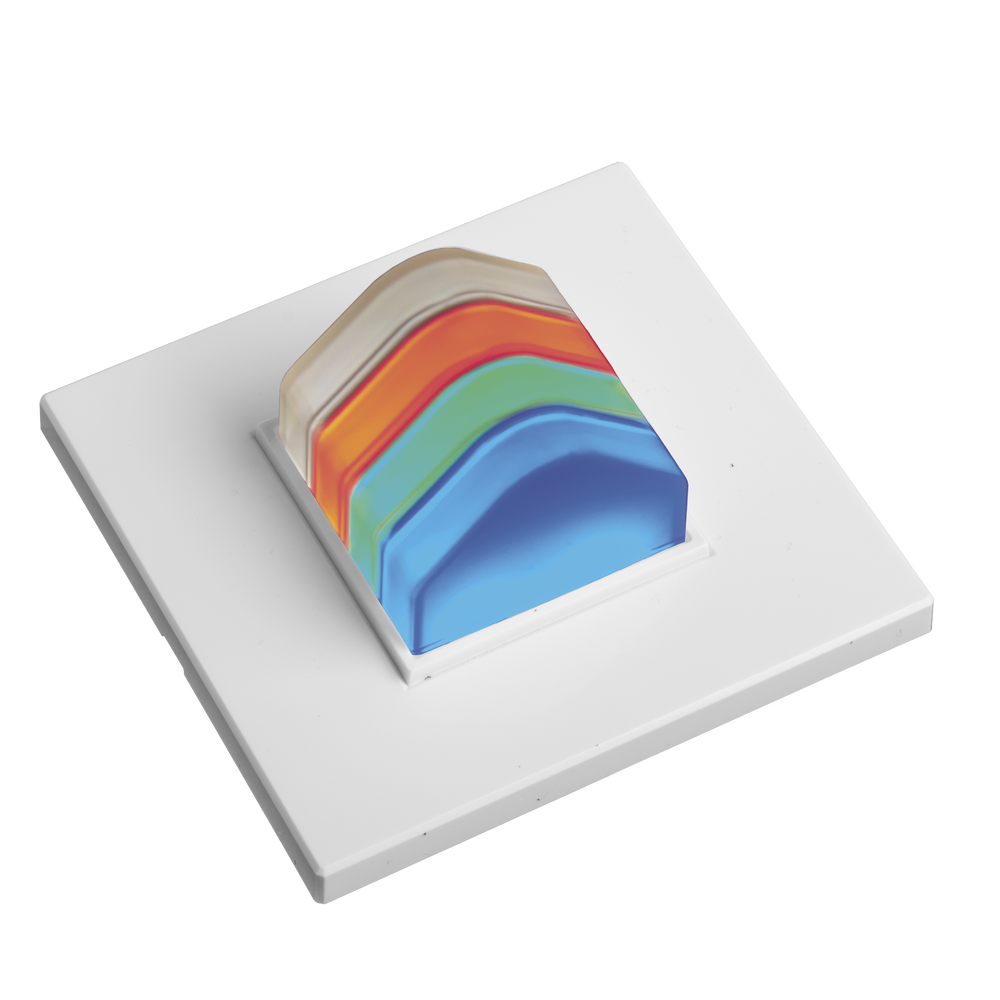 Luz de Aviso para Hospital, Cuatri color para Indicar Presencias o Alarmas en Habitación / BUS RS485 / Compatible con NX0019/B, NX1021 y NX0015