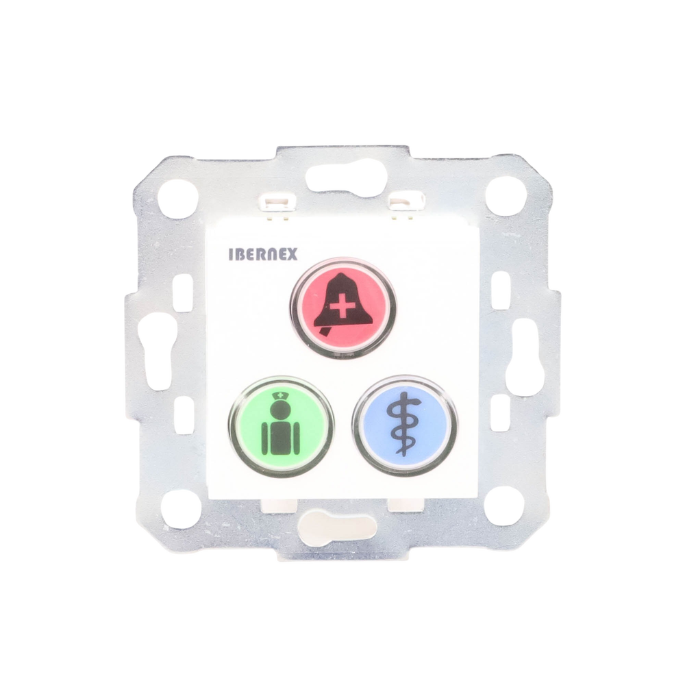 Modulo de 3 Botones iluminados con Lector RFID 125 KHz / Alarma / Cancelar y Código Azul / BUS RS485 / Compatible con NX0019/B, NX1021 y NX0015 - Image 6