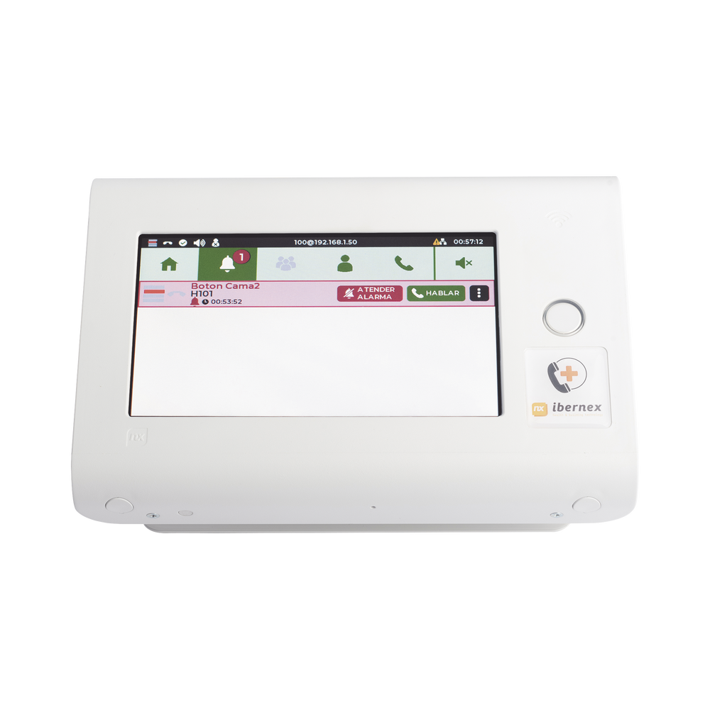 Consola de Sobremesa para Hospitales / Puesto de Control de Enfermería / Pantalla Táctil 7" / PoE / SIP / RFID / Compatible con NX0019/B, NX1021 y NX0015 - Image 2