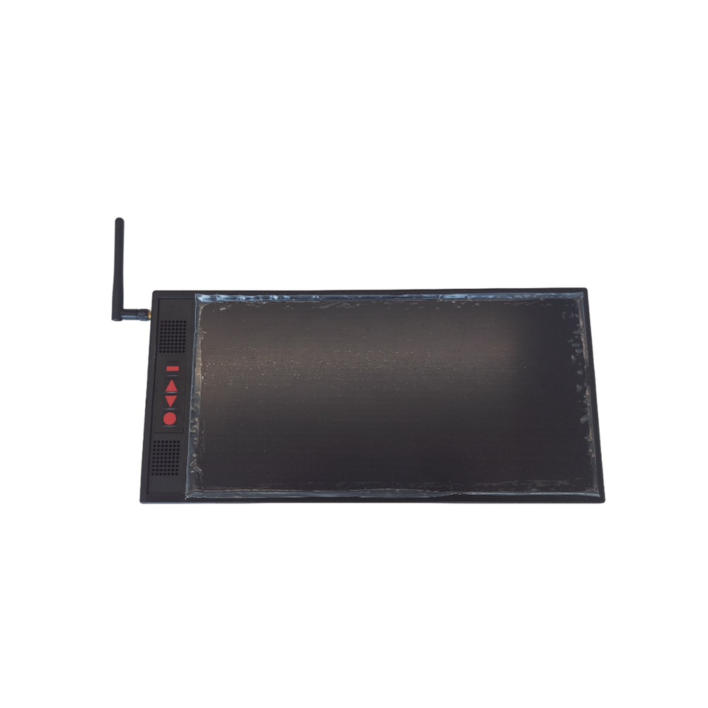 Panel Informativo LED Alfanumérico / 2x6 Dígitos / RF 433,92 MHz ±75k / 1W / Sensibilidad 106 dB / Montaje en Pared / Alimentación 110/230 VA / Incluye Configuración y Alimentación