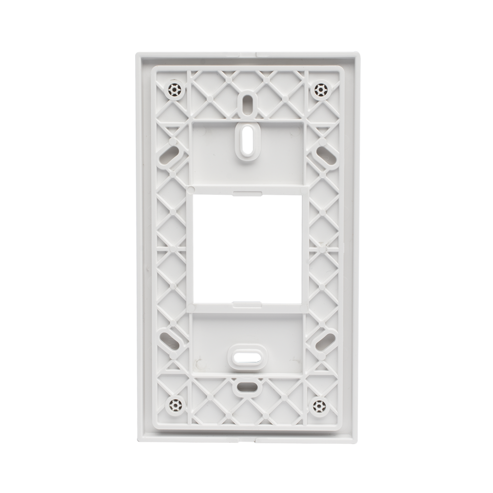 Marco blanco con placa metalica para caja americana - Image 2