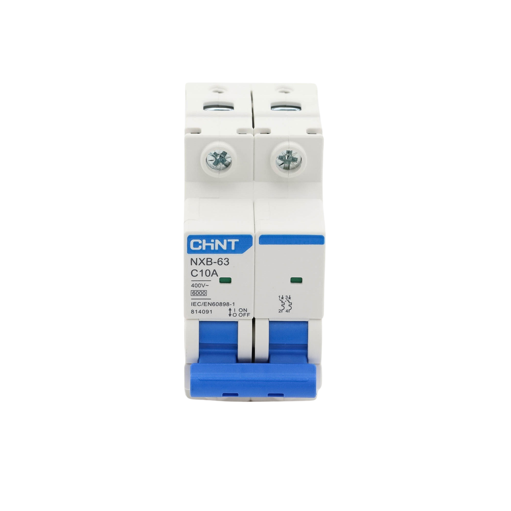 Pastilla para Riel Din, 2 Polos, 10 Amp, Vca:110/415v, 6kA, Catálogo: NXB632PC10, Serie: NXB-63. - Image 2