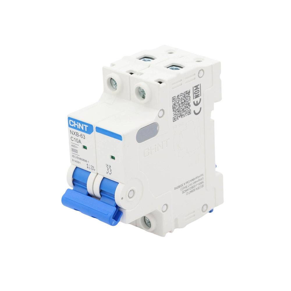 Pastilla para Riel Din, 2 Polos, 10 Amp, Vca:110/415v, 6kA, Catálogo: NXB632PC10, Serie: NXB-63. - Image 3