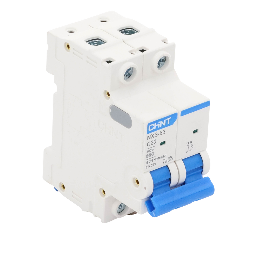 Pastilla para Riel Din, 2 Polos, 20 Amp, Vca:110/415v, 6kA, Catálogo: NXB632PC20, Serie: NXB-63. - Image 5