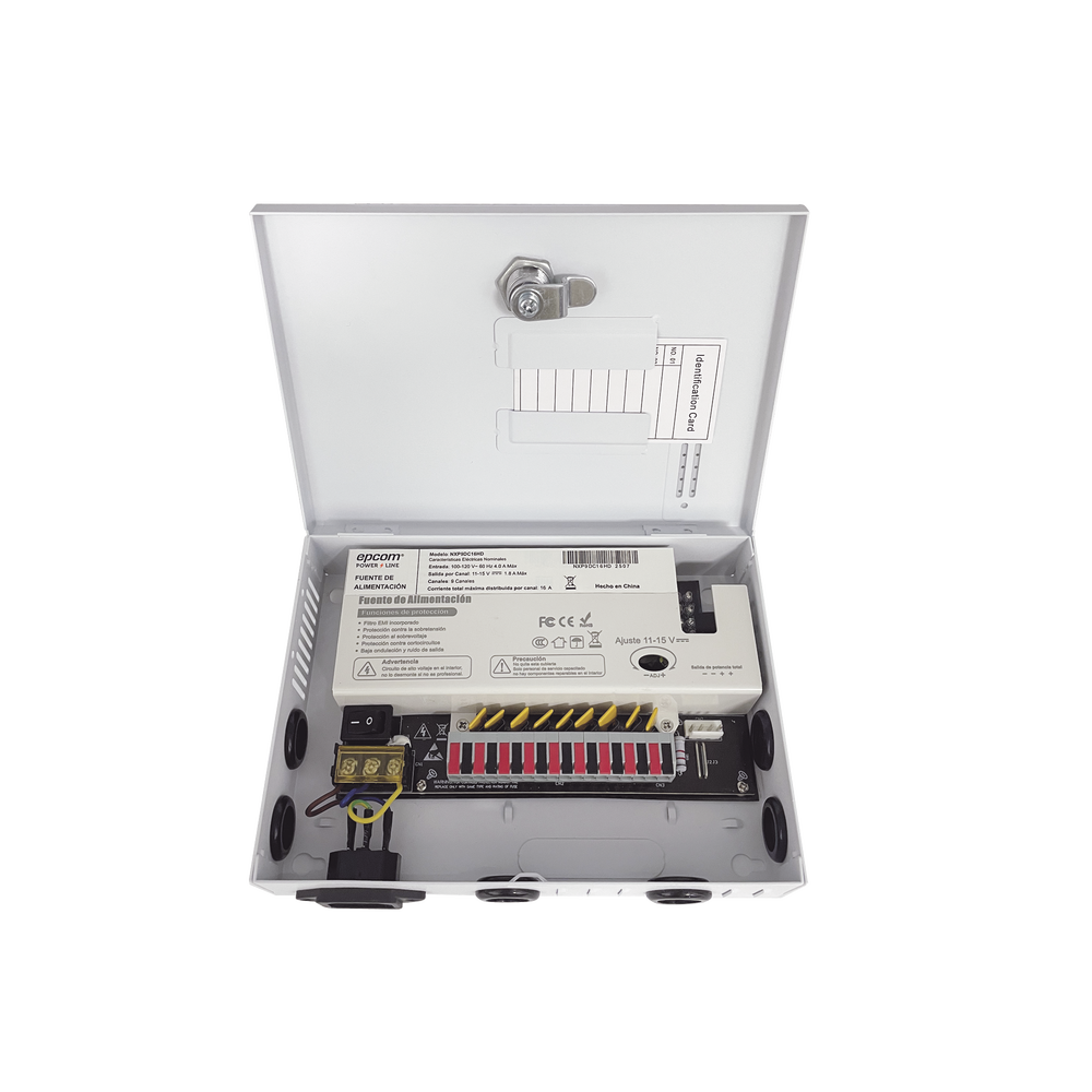 Fuente / 11-15 V / 9 canales / 16 A / Alta tecnología en seguridad / Doble ventilador / Hasta 1.8 Amperes por Salida / Filtro de ruido por canal / Diseño de alta gama. - Image 4