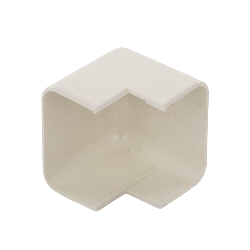 Esquinero exterior, para uso con canaleta LD10, material ABS, Color Blanco Mate - Image 2