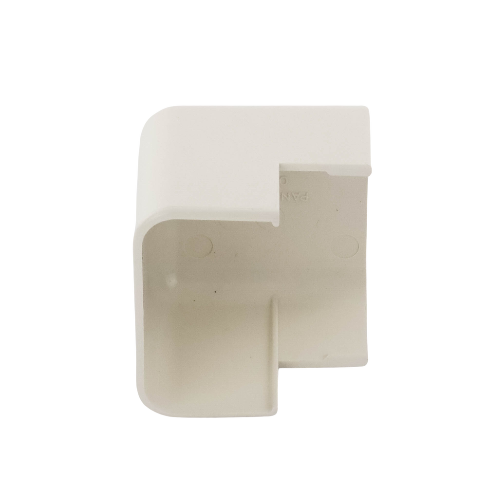 Esquinero exterior, para uso con canaleta LD10, material ABS, Color Blanco Mate - Image 3