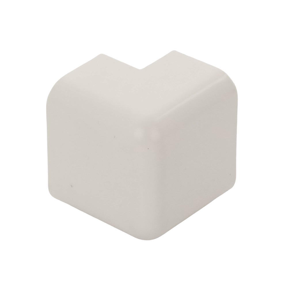 Esquinero exterior, para uso con canaleta LD10, material ABS, Color Blanco Mate - Image 4