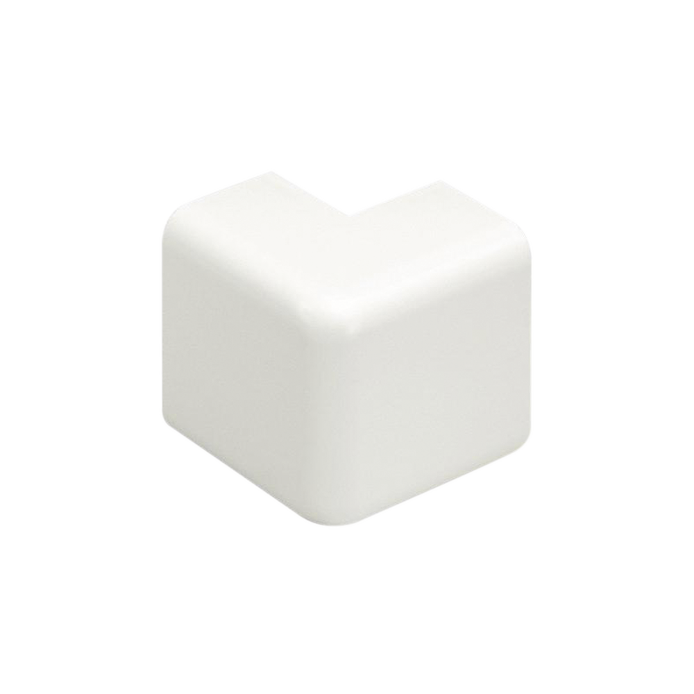 Esquinero exterior, para uso con canaleta LD3, material ABS, Color Blanco Mate