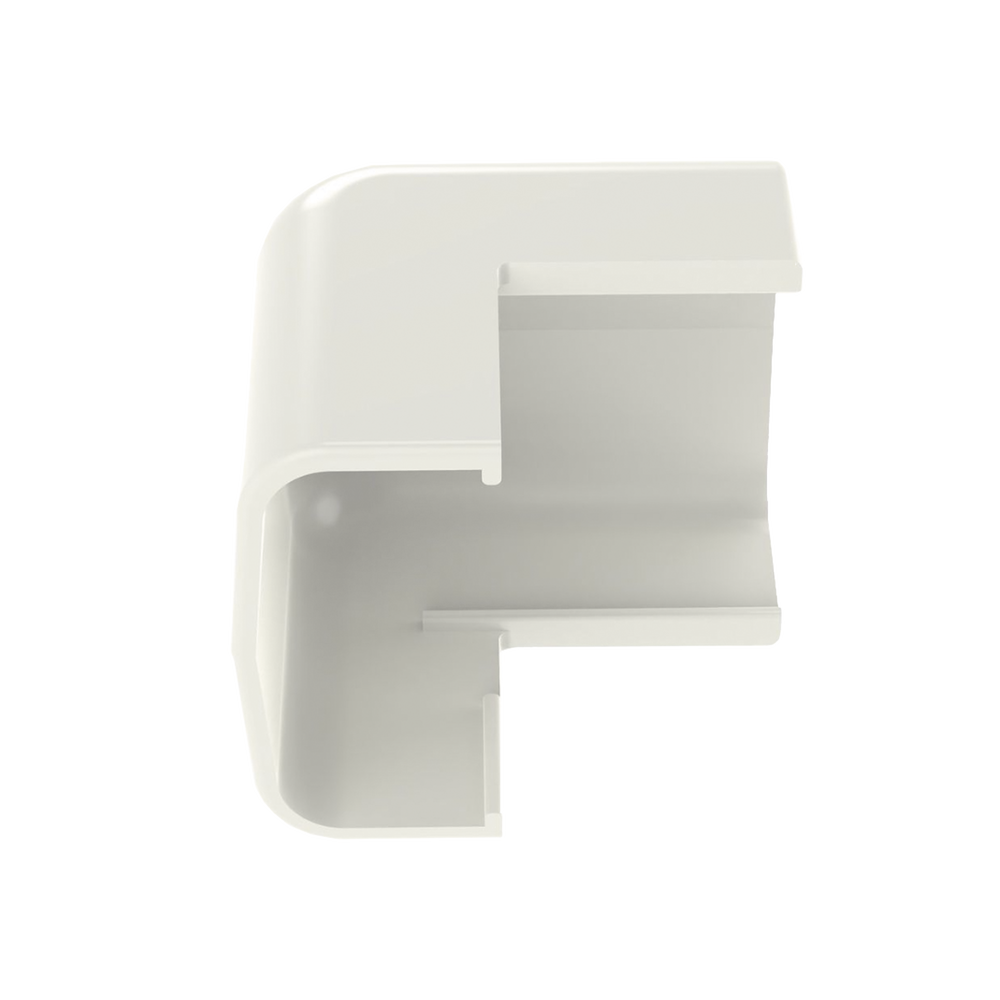 Esquinero exterior, para uso con canaleta LD5, material ABS, Color Blanco Mate - Image 3