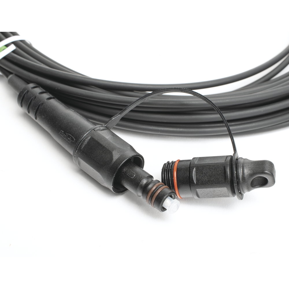 Jumper de Fibra ?ptica, Conector SC/APC - Conexi?n a Caja FDP460, Redondo, 10 Metros (32.81 Pies), Forro 3 mm, G657A2, Negro - Image 3