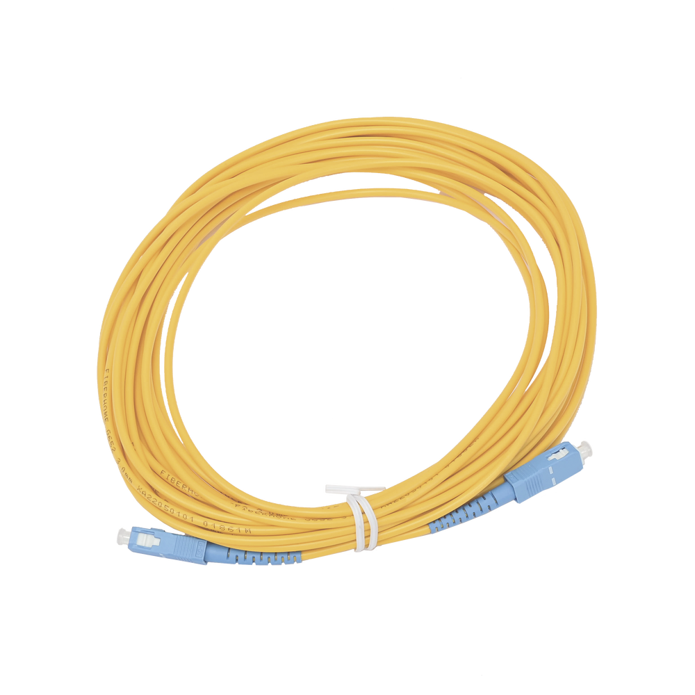 Jumper de Fibra ?ptica Simplex, Monomodo, con Conectores SC/UPC-SC/UPC, de 10 Metros (32.81 Pies)