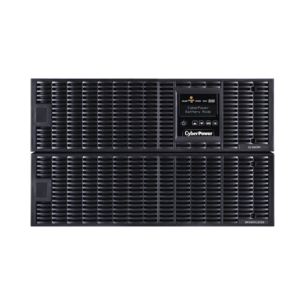 UPS de 10000 VA/10000 W, Online Doble Conversión, 200 - 240 Vac de Entrada, 200 - 240 Vac de Salida, Terminal Hardwired, Onda Senoidal Pura, Torre o Rack de 6 UR, Con 3 Tomas NEMA L6-30R