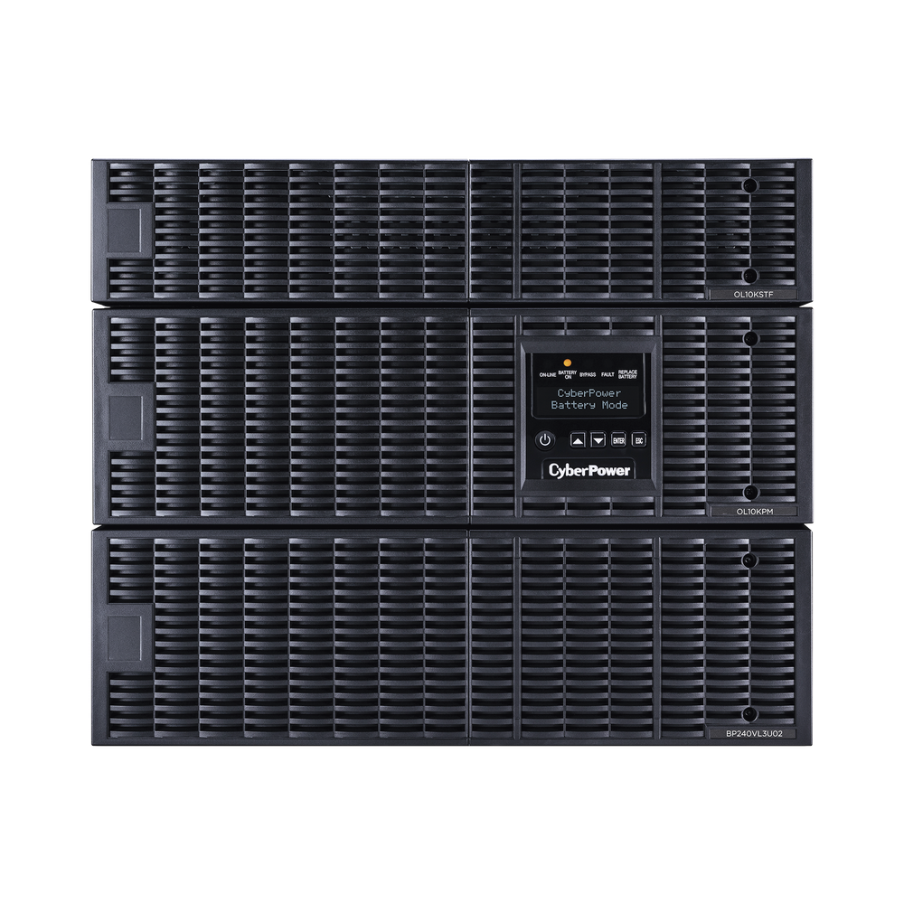 UPS de 10000 VA/10000 W, Online Doble Conversión, 200 - 240 Vac de Entrada, 120 - 240 Vac de Salida, Entrada Hardwired, Onda Senoidal Pura, Torre o Rack de 8 UR, Con 6 Tomas NEMA 5-20R, 3 NEMA L6-30R y Terminal Hardwire