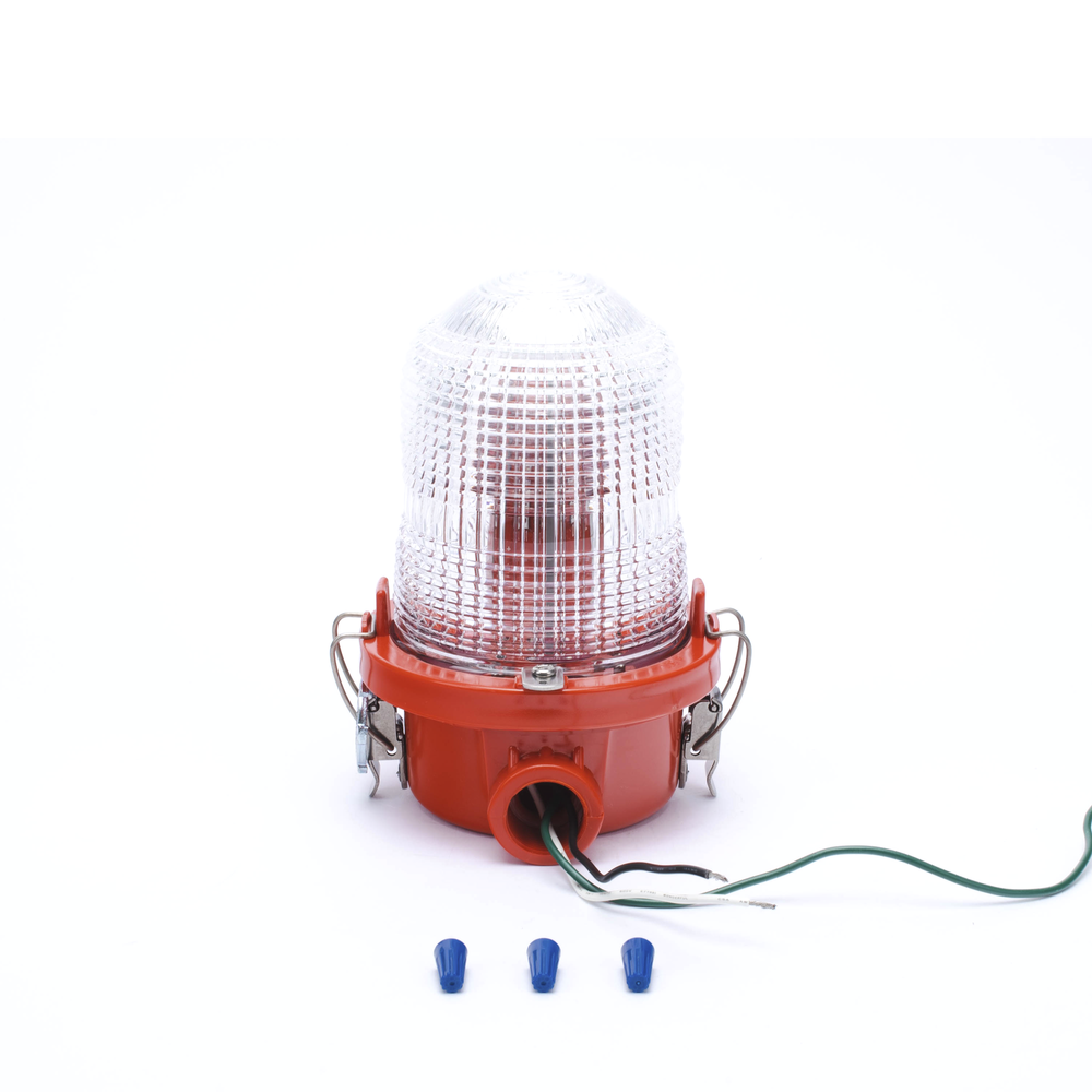 Lámpara de Obstrucción Roja/ Luz Fija Tipo L-810, LED de baja intensidad/ 120 - 240 Vca/ Luz Infraroja - Image 4