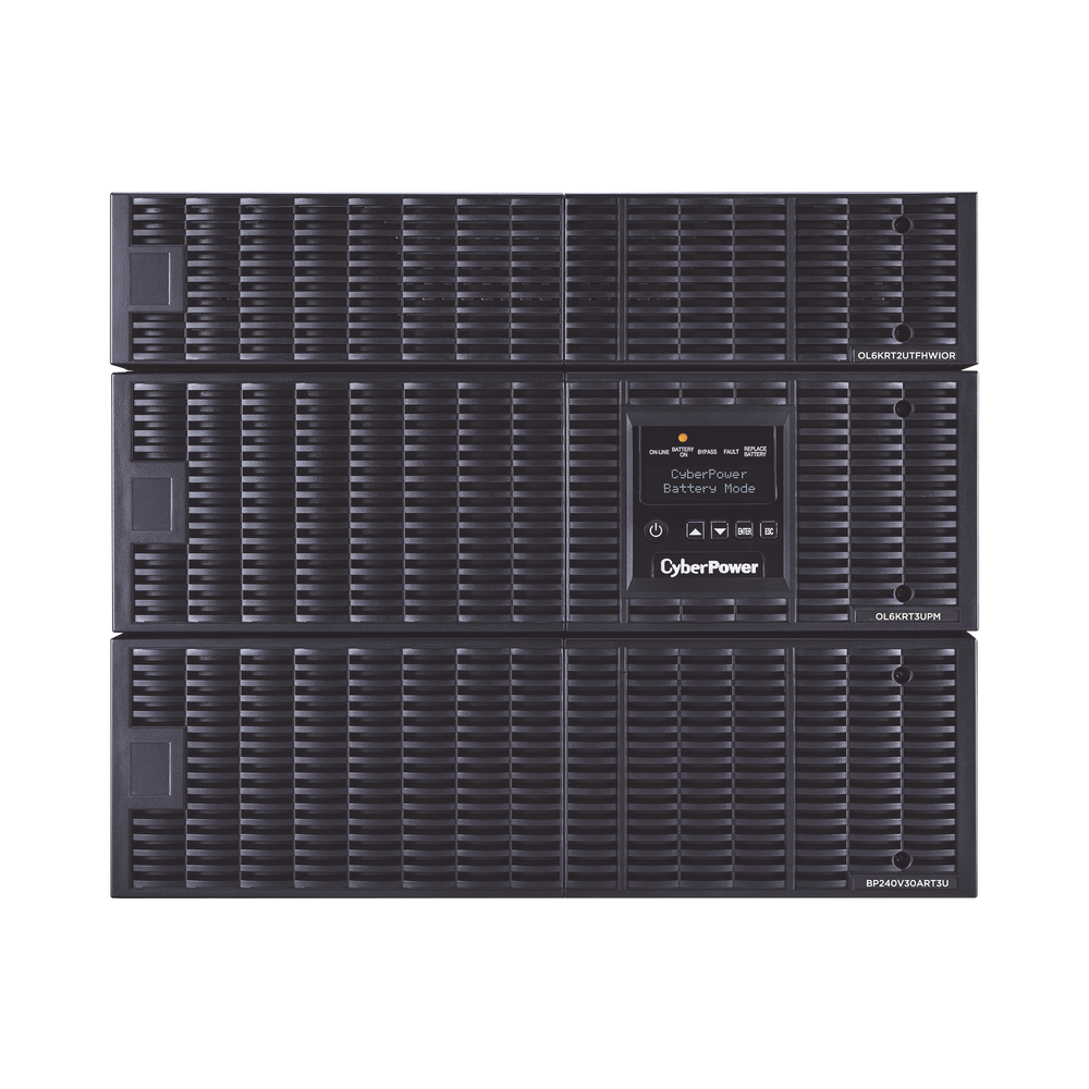 UPS de 6000 VA/5400 W, Online Doble Conversión, 200 - 240 Vac de Entrada NEMA L6-30P, 120 - 240 Vac de Salida, Onda Senoidal Pura, Torre o Rack de 8 UR, Con 6 Tomas NEMA 5-20R, 2 NEMA L6-20R y 1 NEMA L6-30R