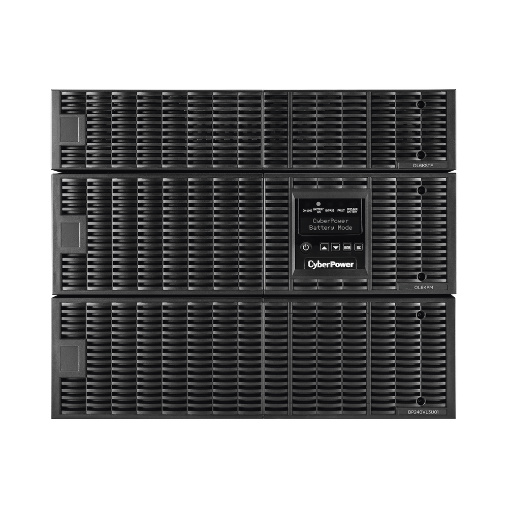 UPS de 6000 VA/5400 W, Online Doble Conversión, 200 - 240 Vac de Entrada NEMA L6-30P, 120 - 240 Vac de Salida, Onda Senoidal Pura, Torre o Rack de 8 UR, Con 6 Tomas NEMA 5-20R, 2 NEMA L6-20R y 1 NEMA L6-30R