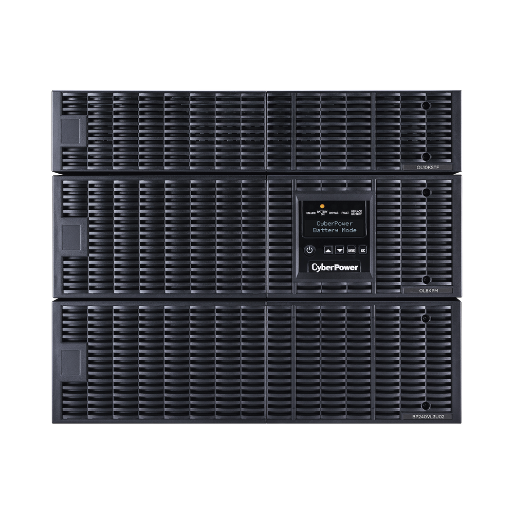 UPS de 8000 VA/8000 W, Online Doble Conversión, 200 - 240 Vac de Entrada, 120 - 240 Vac de Salida, Entrada Hardwired, Onda Senoidal Pura, Torre o Rack de 8 UR, Con 6 Tomas NEMA 5-20R, 3 NEMA L6-30R y Terminal Hardwired