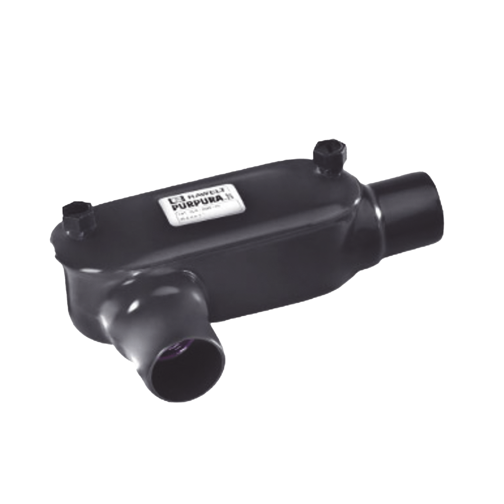 Caja Ovalada tipo LR con Recubrimiento Exterior de PVC de 1 1/2" (38.1 mm).