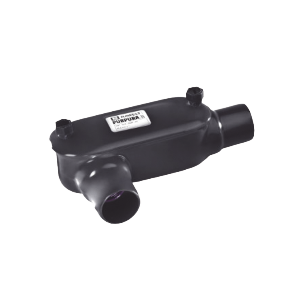 Caja Ovalada tipo LR con Recubrimiento Exterior de PVC de 3/4" (19 mm).