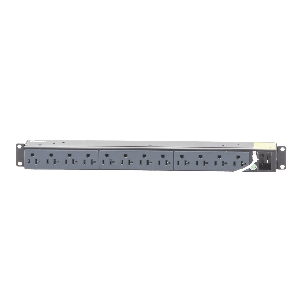 PDU Básico para Distribución de Energía, Enchufe de Entrada NEMA 5-15P, Con 12 Contactos NEMA 5-20R, Instalación Horizontal de 19in, 1UR, 15 Amp, 120 Vca - Image 2