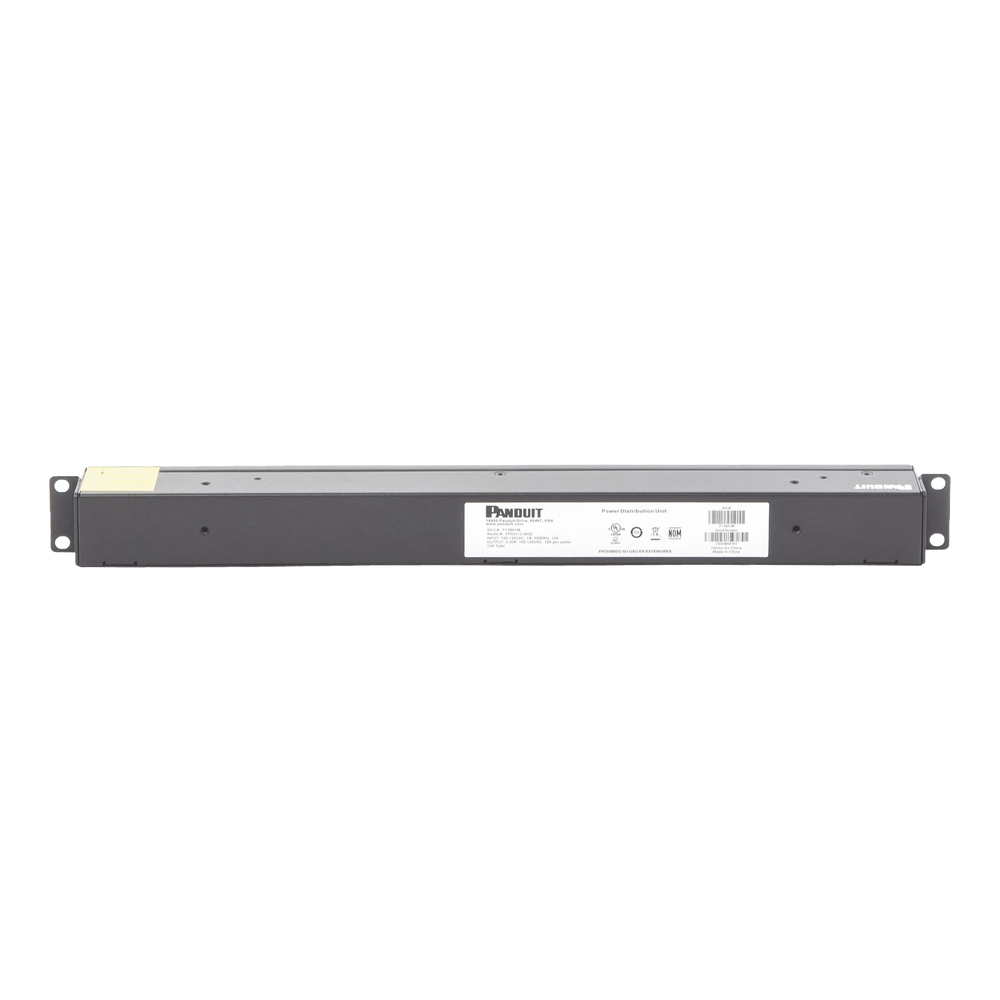 PDU Básico para Distribución de Energía, Enchufe de Entrada NEMA 5-15P, Con 12 Contactos NEMA 5-20R, Instalación Horizontal de 19in, 1UR, 15 Amp, 120 Vca - Image 4