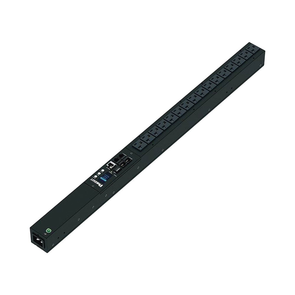 PDU Monitoreable (MI) para Distribución de Energía, Enchufe de Entrada NEMA 5-15P, Con 16 Salidas NEMA 5-20R, de Instalación Vertical, 120 Vca, 15 Amp - Image 3