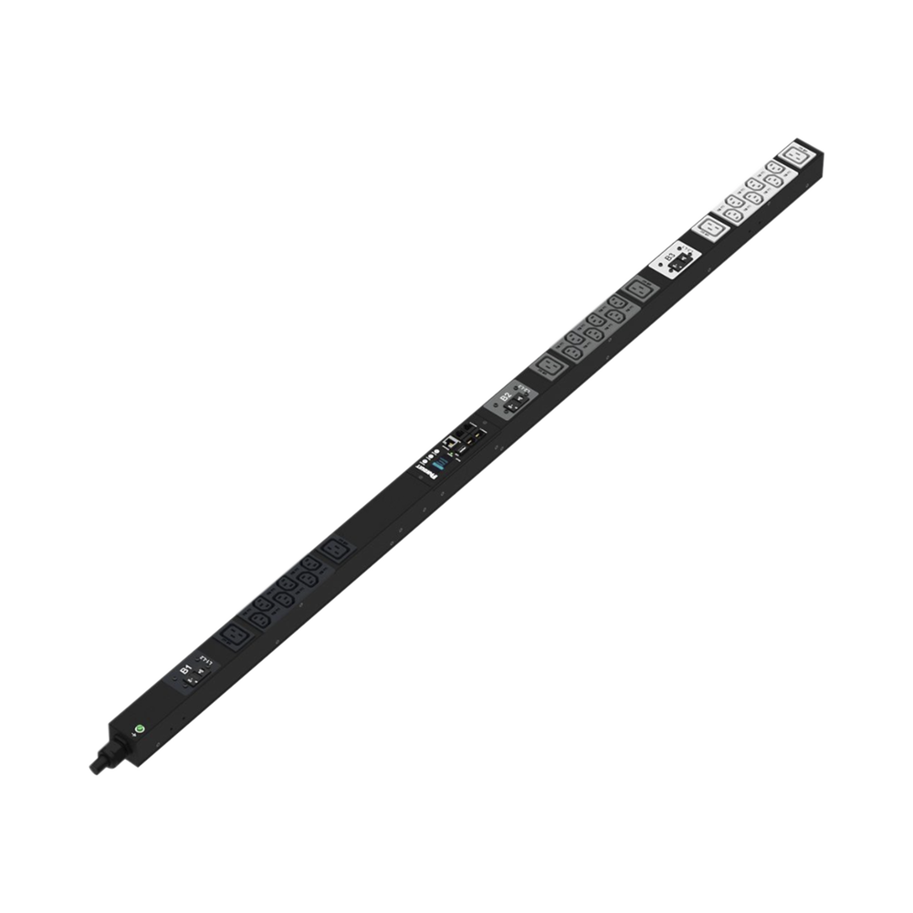 PDU Monitoreable (MI) para Distribución de Energía, Enchufe de Entrada NEMA L21-30P, Con 18 Salidas C13 y 6 C19, de Instalación Vertical, 208 Vca, 30 Amp - Image 3