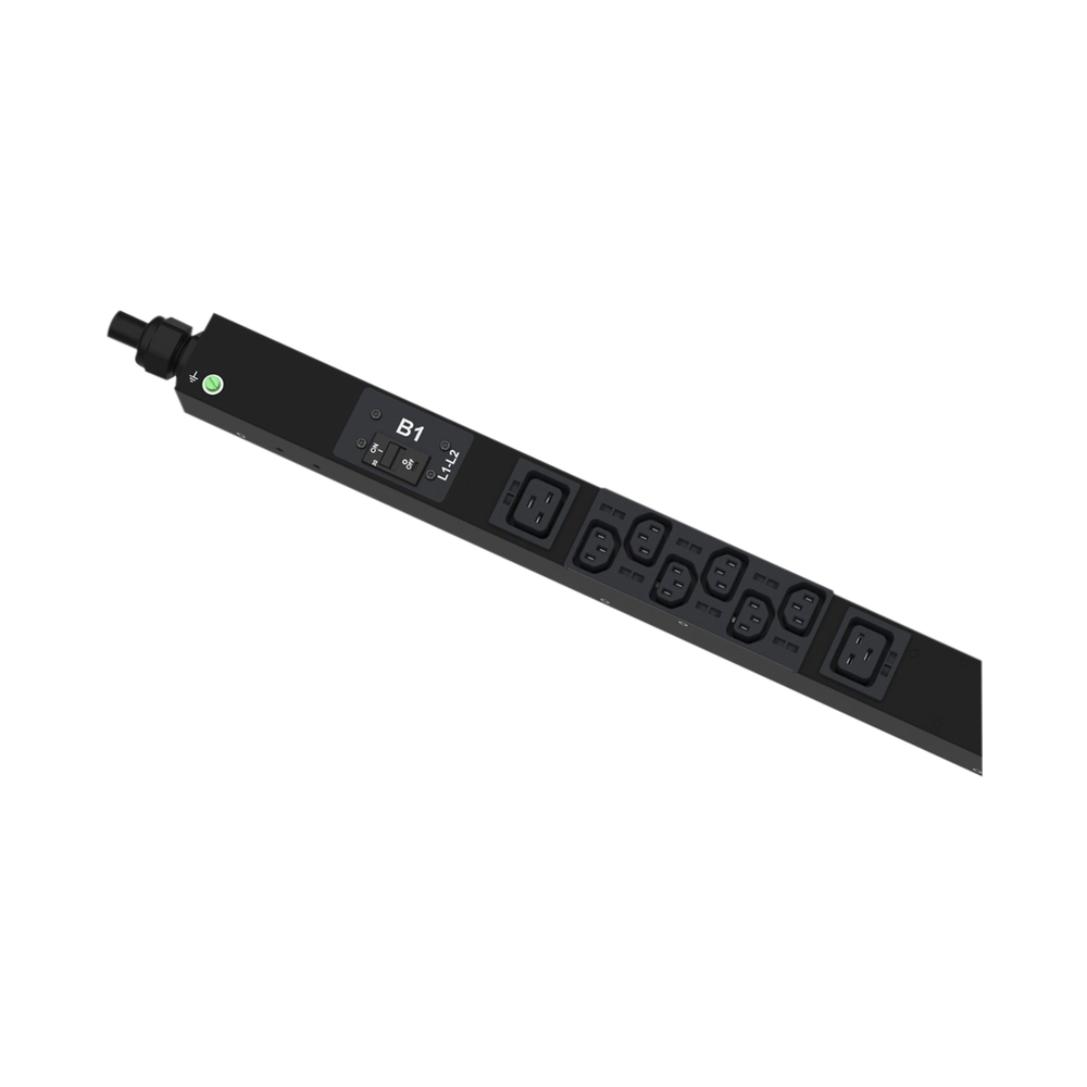 PDU Monitoreable (MI) para Distribución de Energía, Enchufe de Entrada NEMA L21-30P, Con 18 Salidas C13 y 6 C19, de Instalación Vertical, 208 Vca, 30 Amp - Image 4