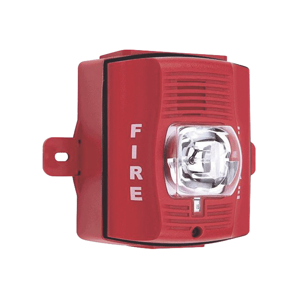 Sirena Estrobo Para Exterior De Dos Hilos Color Rojo Montaje Pared - Image 2