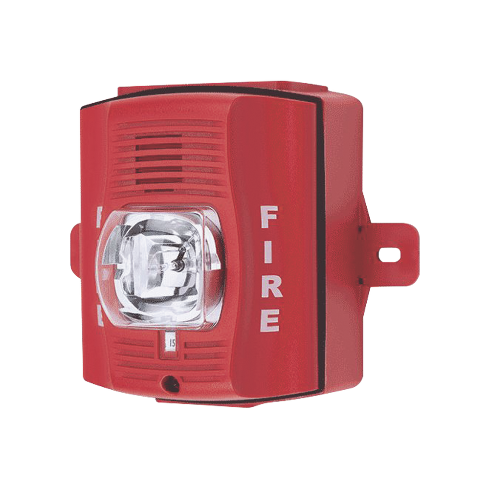 Sirena Estrobo Para Exterior De Dos Hilos Color Rojo Montaje Pared - Image 3