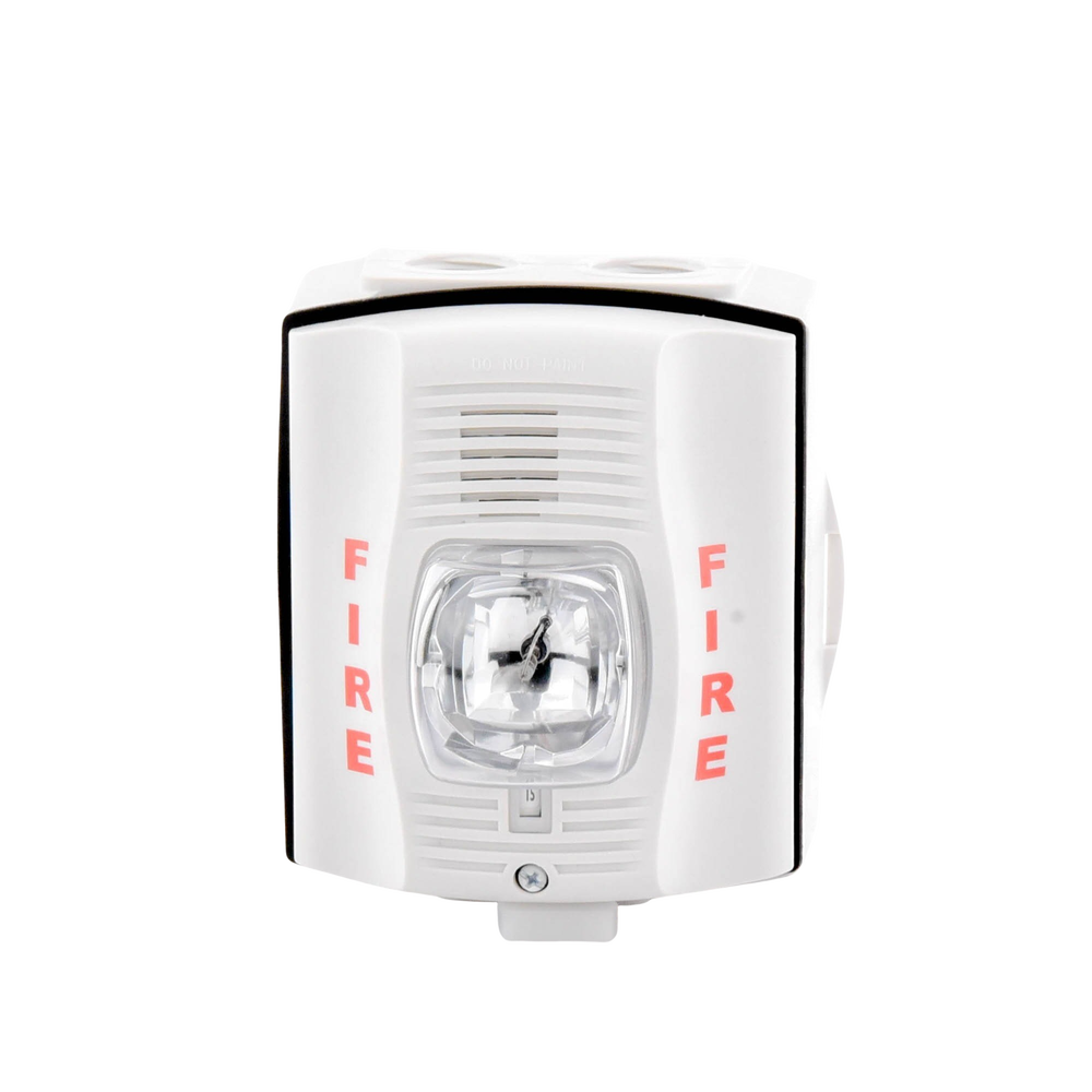 Sirena con Lámpara Estroboscópica para Exterior / a 2 Hilos / Configuración Estroboscópica Seleccionable / Color Blanco - Image 4