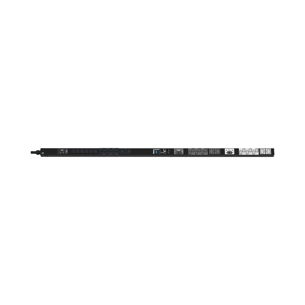 PDU G6 Monitoreable (MI) para Distribución de Energía, Enchufe de Entrada NEMA L21-30P, Con 18 Salidas C13, 6 x C19, y 6 x 5-20R, de Instalación Vertical, 208 Vca, 30 Amp