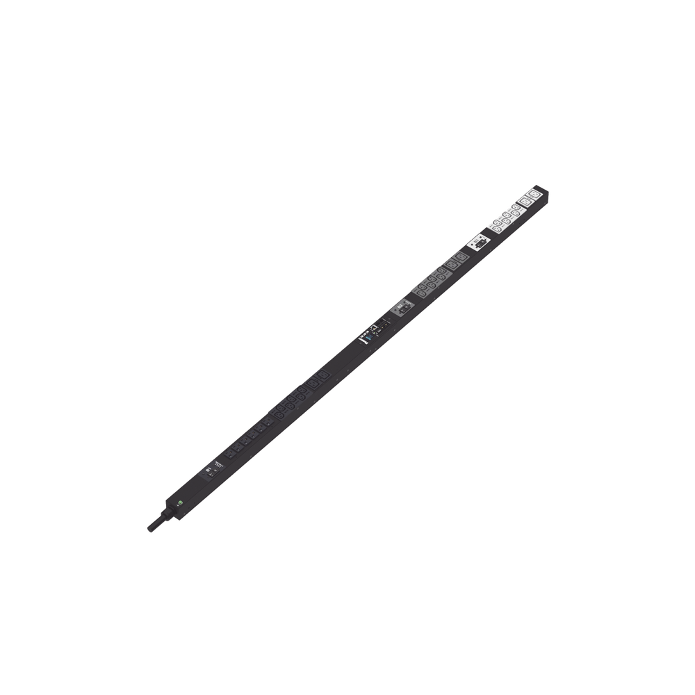 PDU Monitoreable (MI) para Distribución de Energía, Enchufe de Entrada NEMA L21-30P, Con 18 Salidas C13 y 4 C19, de Instalación Vertical, 120 o 220 Vca, 30 Amp - Image 3