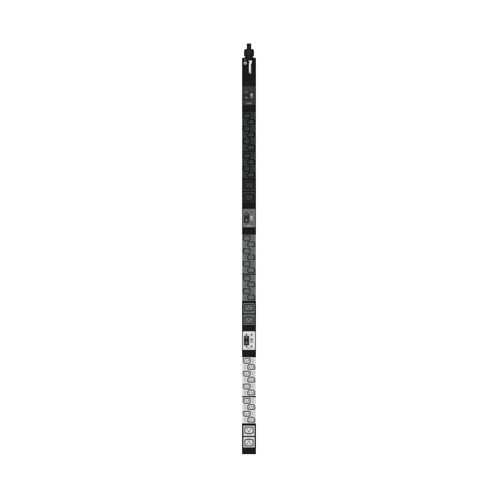 PDU Básico para Distribución de Energía, Enchufe de Entrada NEMA L15-30P, Con 30 Salidas C13 y 6 C19, de Instalación Vertical, 208 Vca, 30 Amp - Image 2