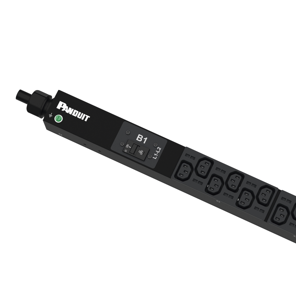 PDU Básico para Distribución de Energía, Enchufe de Entrada NEMA L15-30P, Con 30 Salidas C13 y 6 C19, de Instalación Vertical, 208 Vca, 30 Amp - Image 4