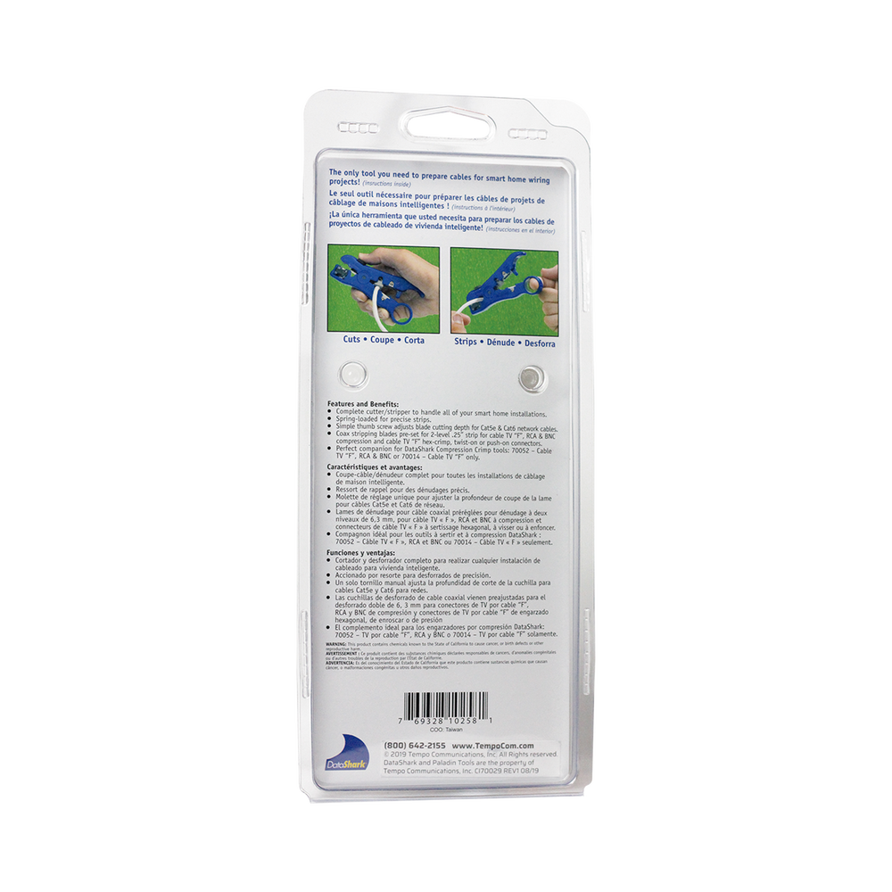 Peladora para Cable UTP/Coaxial con Cortador - Image 6