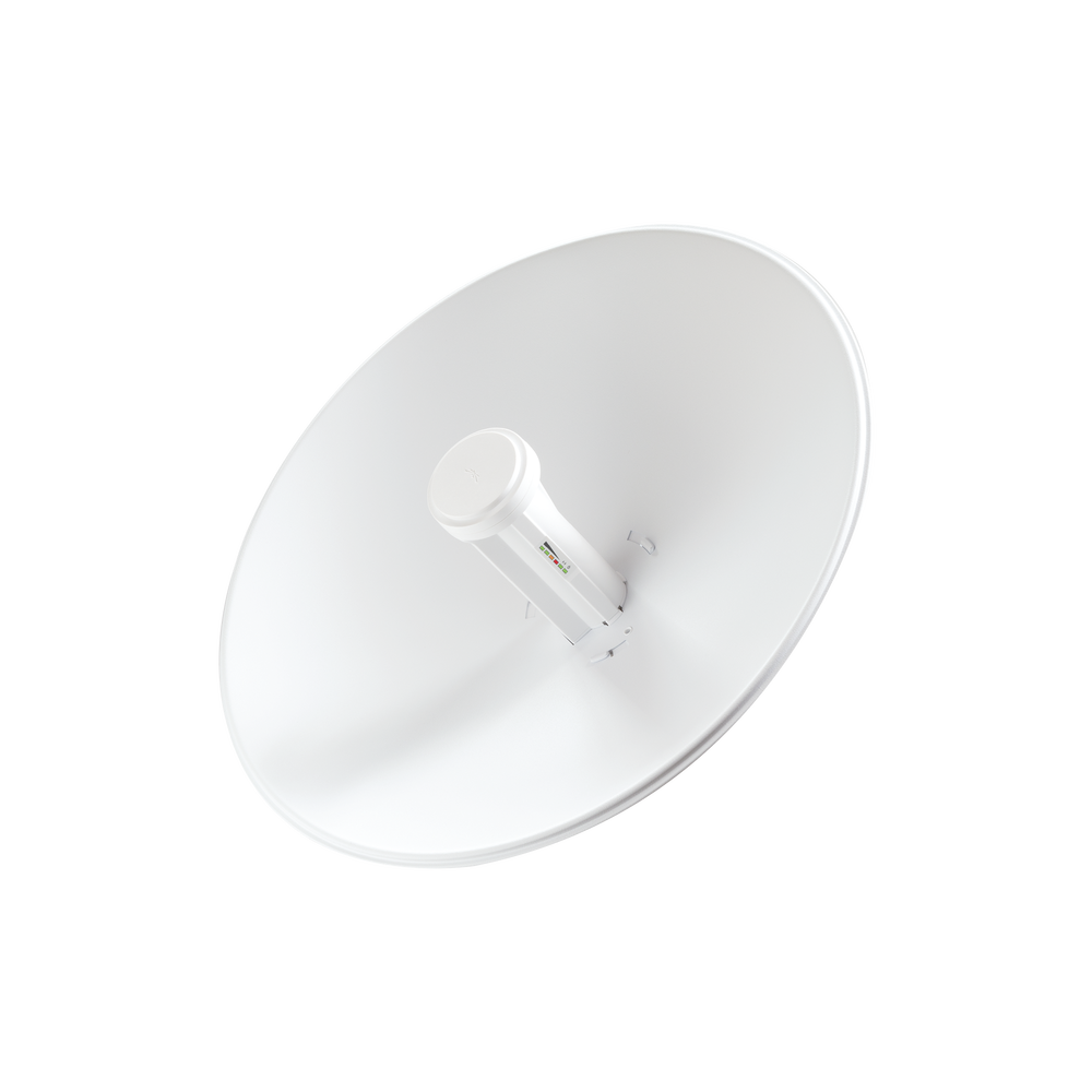 PowerBeam airMAX M5, hasta 150 Mbps, frecuencia 5 GHz (5170-5875 MHz) con antena tipo plato de 22 dBi