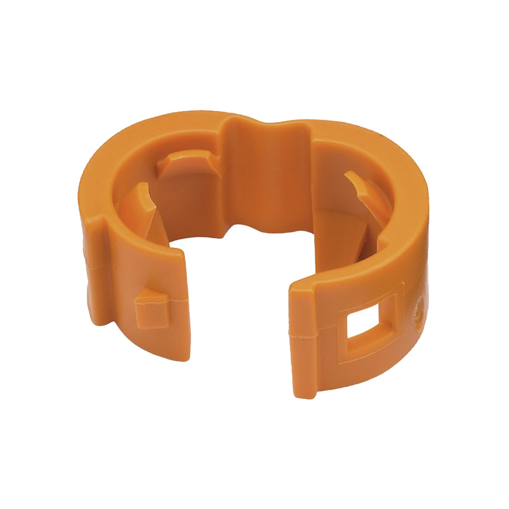 Kit de 25 Clips de Identificaci?n Para Patch Cords, Compatible con Di?metros de 4.7 a 7.8 mm (0.19 a 0.31 Pulgadas), Color Naranja