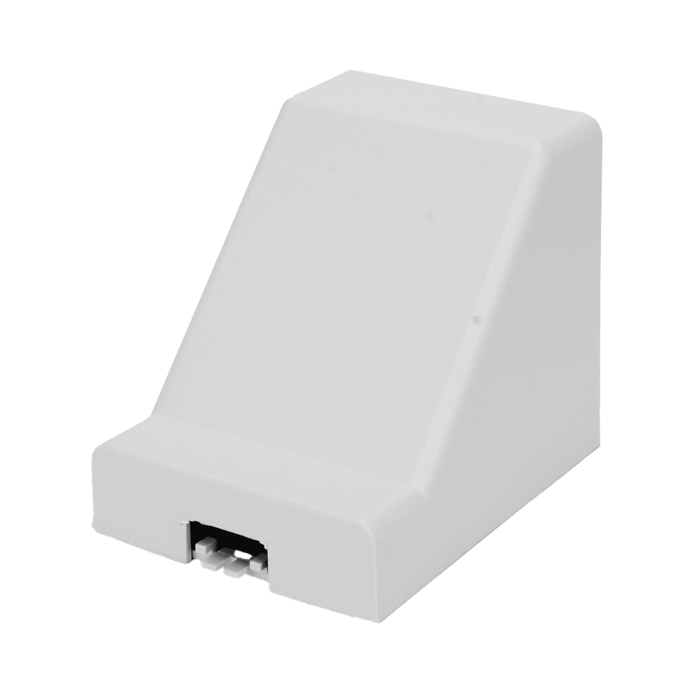 Derivación techo a canaleta color blanco de PVC auto extinguible, compatible con canaletas: PT48, TMK1735, TMK1735SD, TMK1020, TMK1020CD, TMK1020SD, TMK1720, TMK2560 (6150-01002)