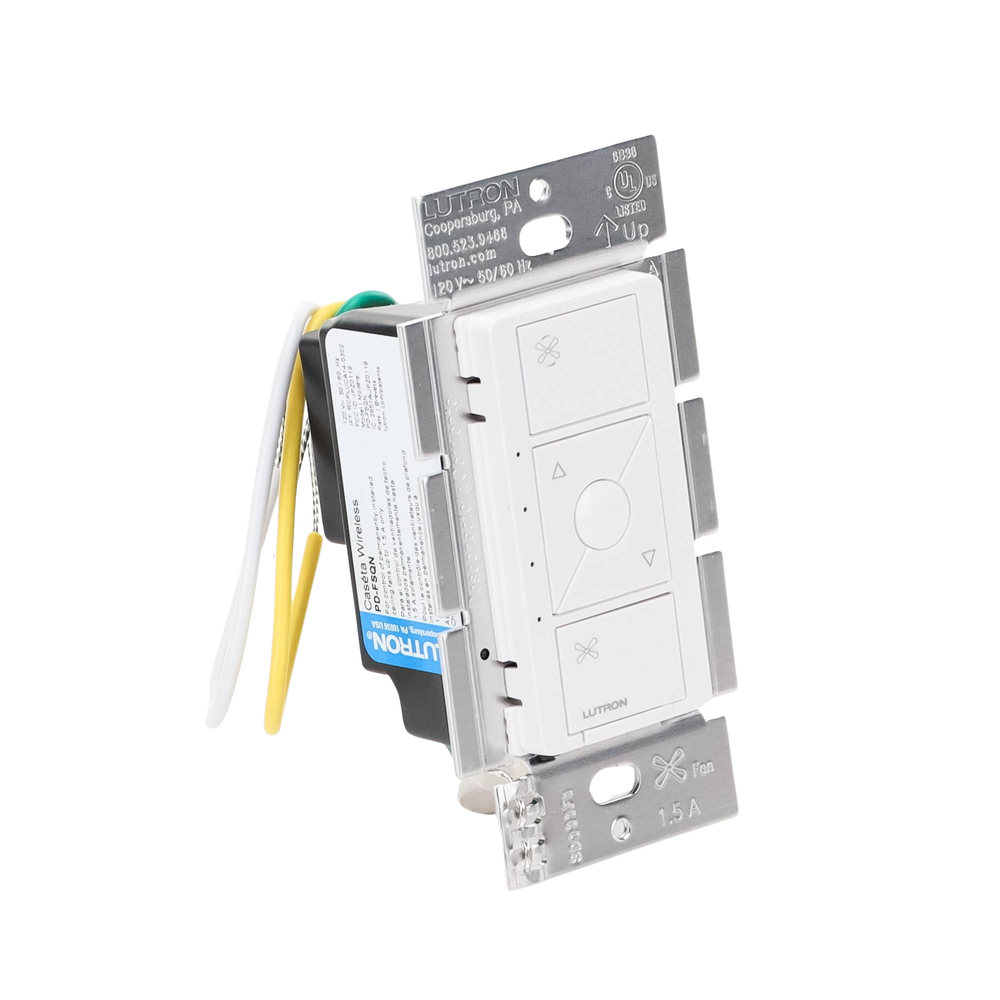 (Caseta Wireless) Control de velocidad inalámbrico para ventilador de techo, un solo polo. - Image 5