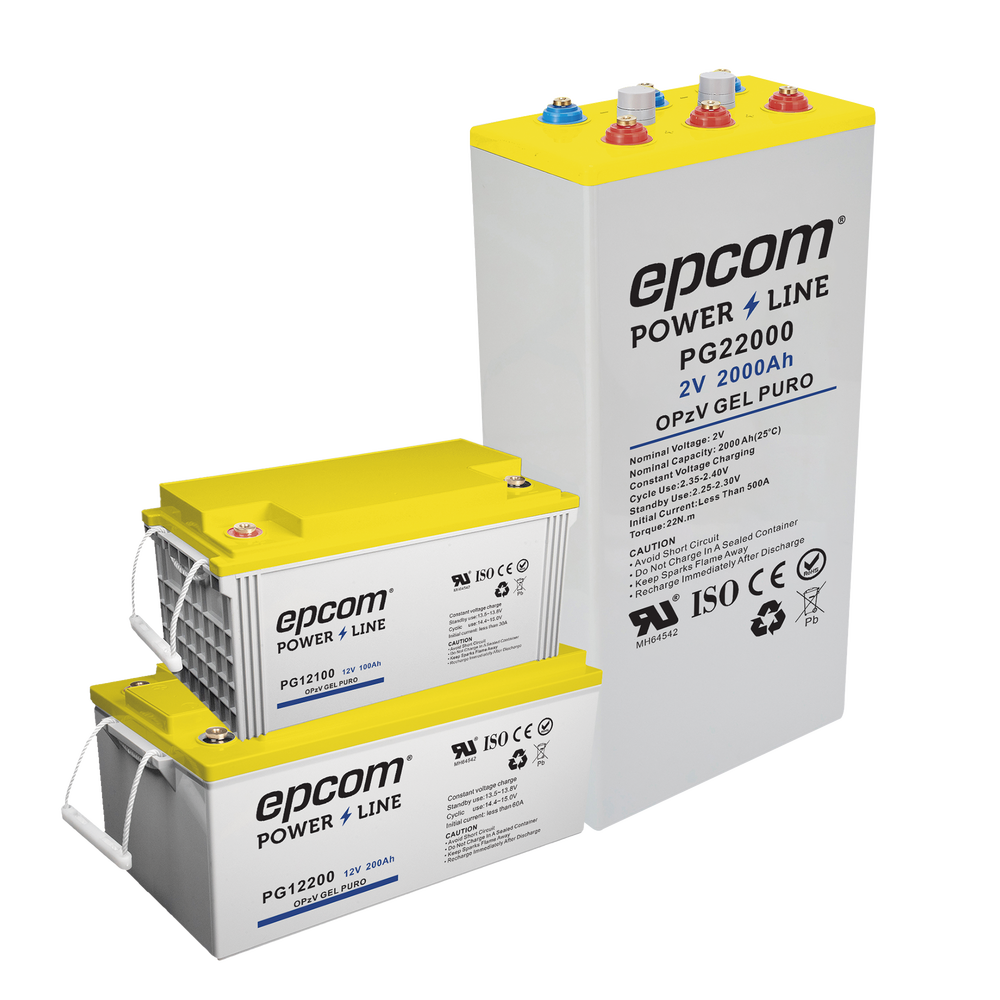 Batería de GEL PURO OPzV / 12 V @ 200 Ah / Ciclo profundo / Uso en Aplicaciones Fotovoltaicas y de Respald - Image 3
